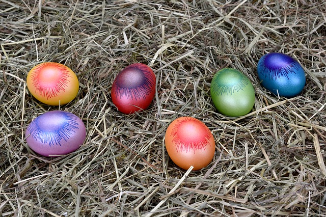 как покрасить яйца